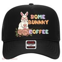 Some Bunny Needs Coffee Easter Day Gift Hat thumb 0