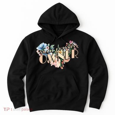 Small Business Owner Flower Hoodie