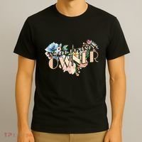 Small Business Owner Flower T-Shirt thumb 3
