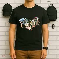 Small Business Owner Flower T-Shirt thumb 6