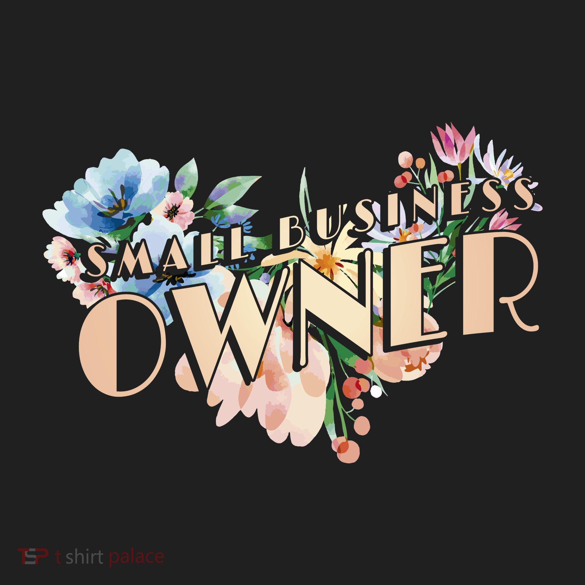 Small Business Owner Flower Beanie