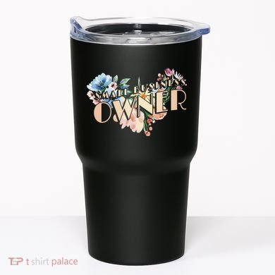 Small Business Owner Flower Tumbler