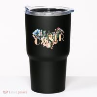 Small Business Owner Flower Tumbler thumb 0