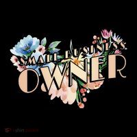Small Business Owner Flower Ornament thumb 1
