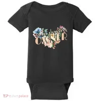 Small Business Owner Flower Baby Bodysuit thumb 0