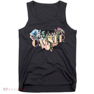 Small Business Owner Flower Tank Top