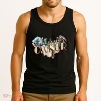 Small Business Owner Flower Tank Top thumb 3