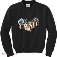 Small Business Owner Flower Kids Sweatshirt thumb 0