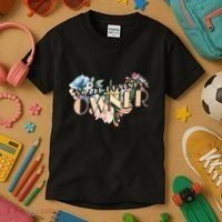 Small Business Owner Flower Kids T-Shirt thumb 3