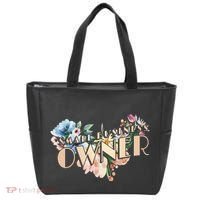 Small Business Owner Flower Tote Bag thumb 0