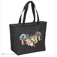 Small Business Owner Flower Tote Bag thumb 2