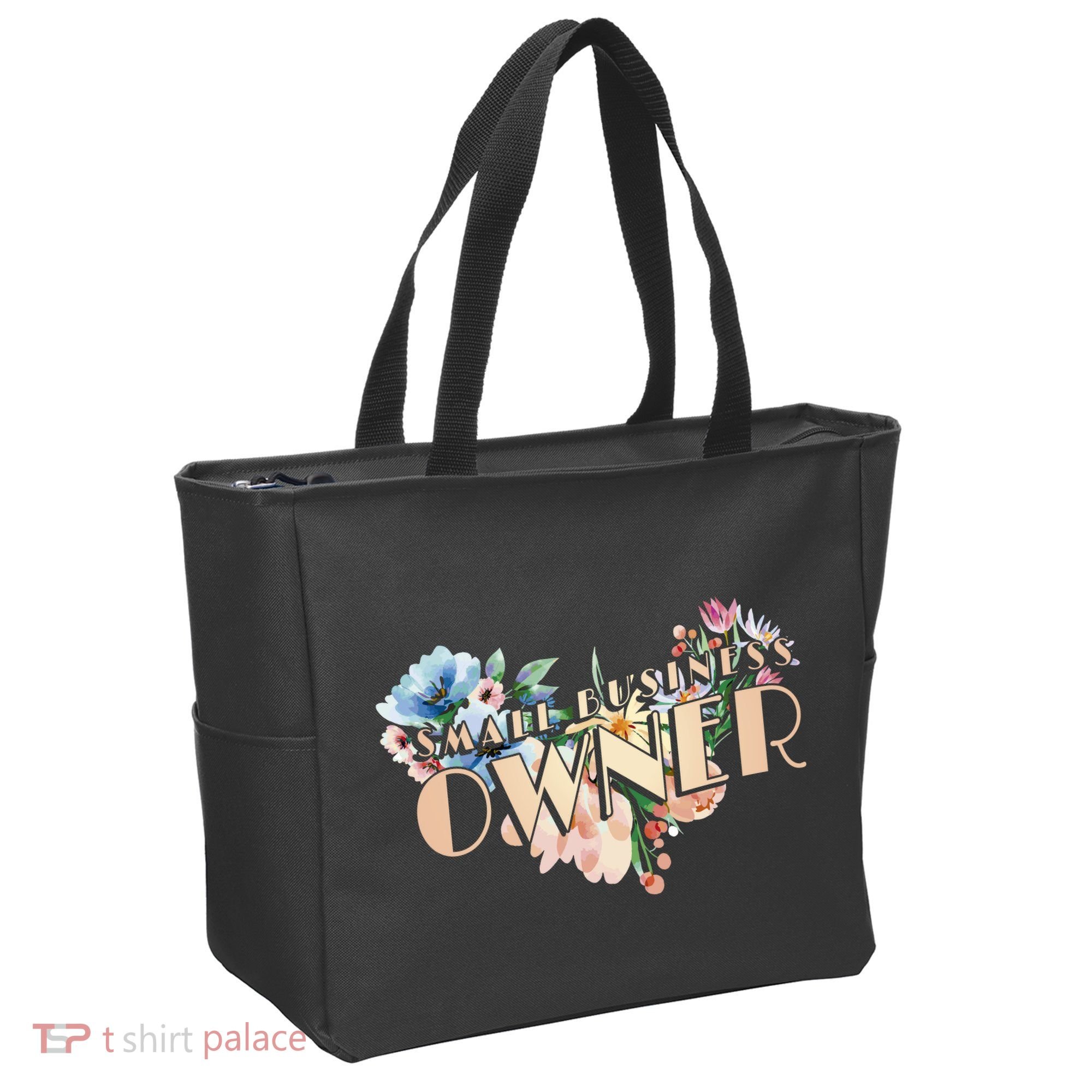 Small Business Owner Flower Tote Bag