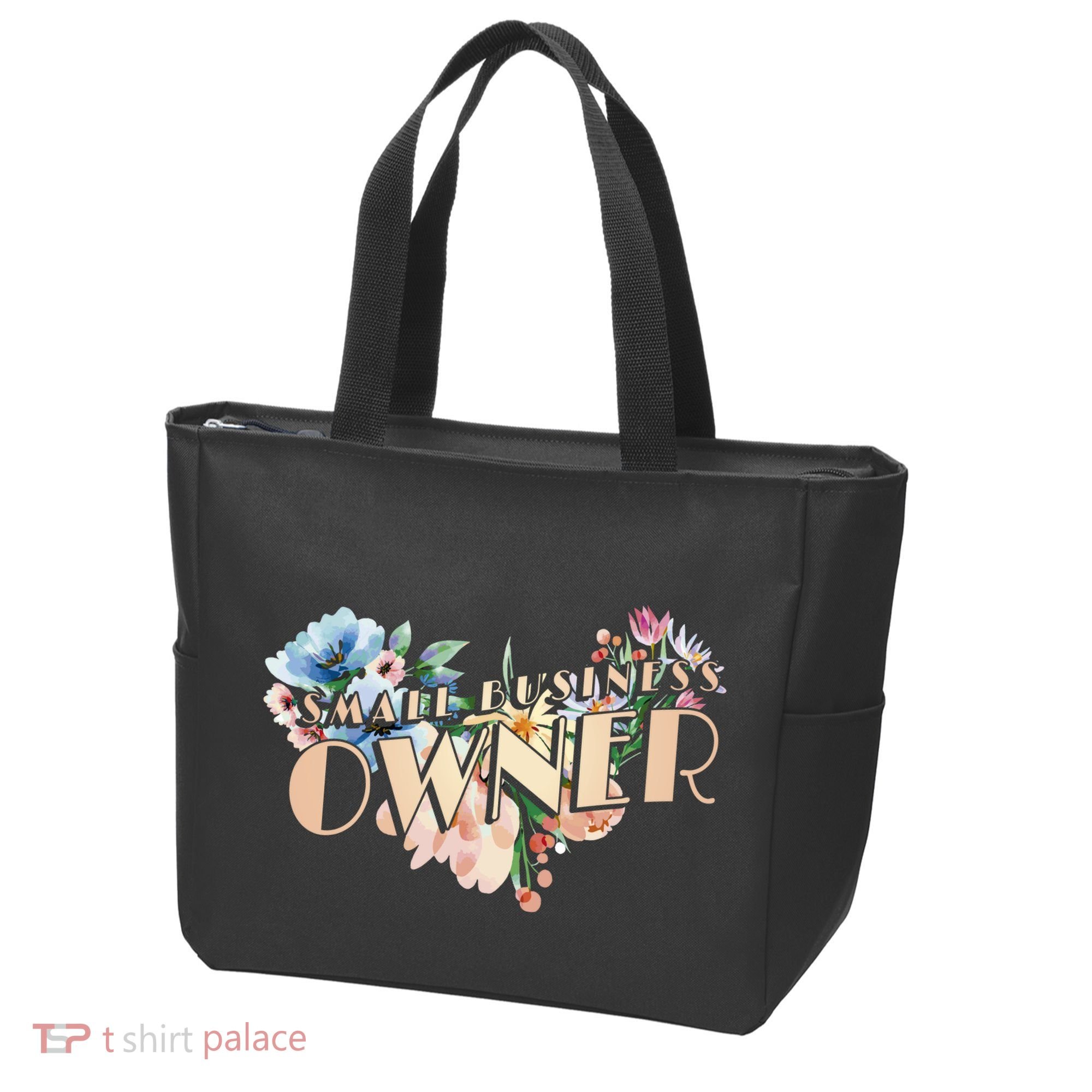 Small Business Owner Flower Tote Bag