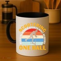 Scootering Because Other Sports Only Require One Ball Scooter Plus Size Shirts Coffee Mug thumb 4
