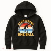 Scootering Because Other Sports Only Require One Ball Scooter Plus Size Shirts Kids Hoodie thumb 0
