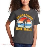 Scootering Because Other Sports Only Require One Ball Scooter Plus Size Shirts Kids T-Shirt thumb 2