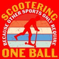 Scootering Because Other Sports Only Require One Ball Scooter Plus Size Shirts Santa Hat thumb 1
