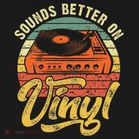 Sounds Better On Vinyl Music Lover Disc Records Collector Baby Long Sleeve Bodysuit thumb 2