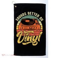 Sounds Better On Vinyl Music Lover Disc Records Collector Golf Towel thumb 0