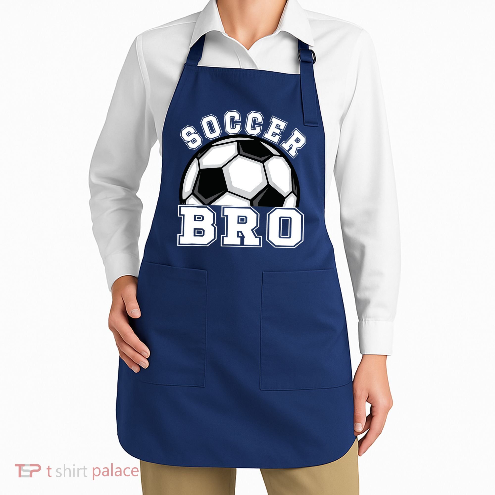 Soccer Brother Of A Soccer Player Bro Apron