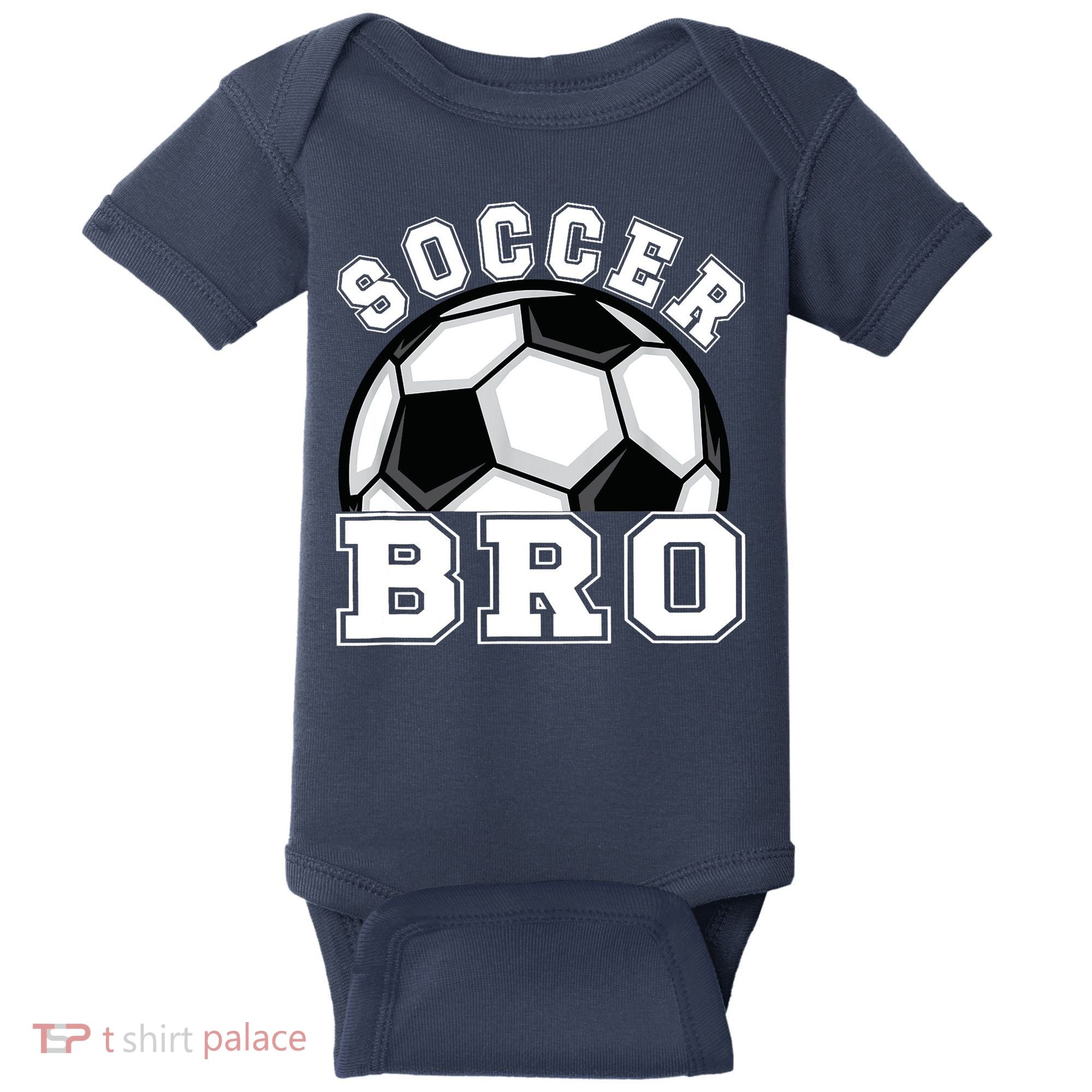 Soccer Brother Of A Soccer Player Bro Baby Bodysuit