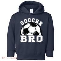 Soccer Brother Of A Soccer Player Bro Toddler Hoodie thumb 0