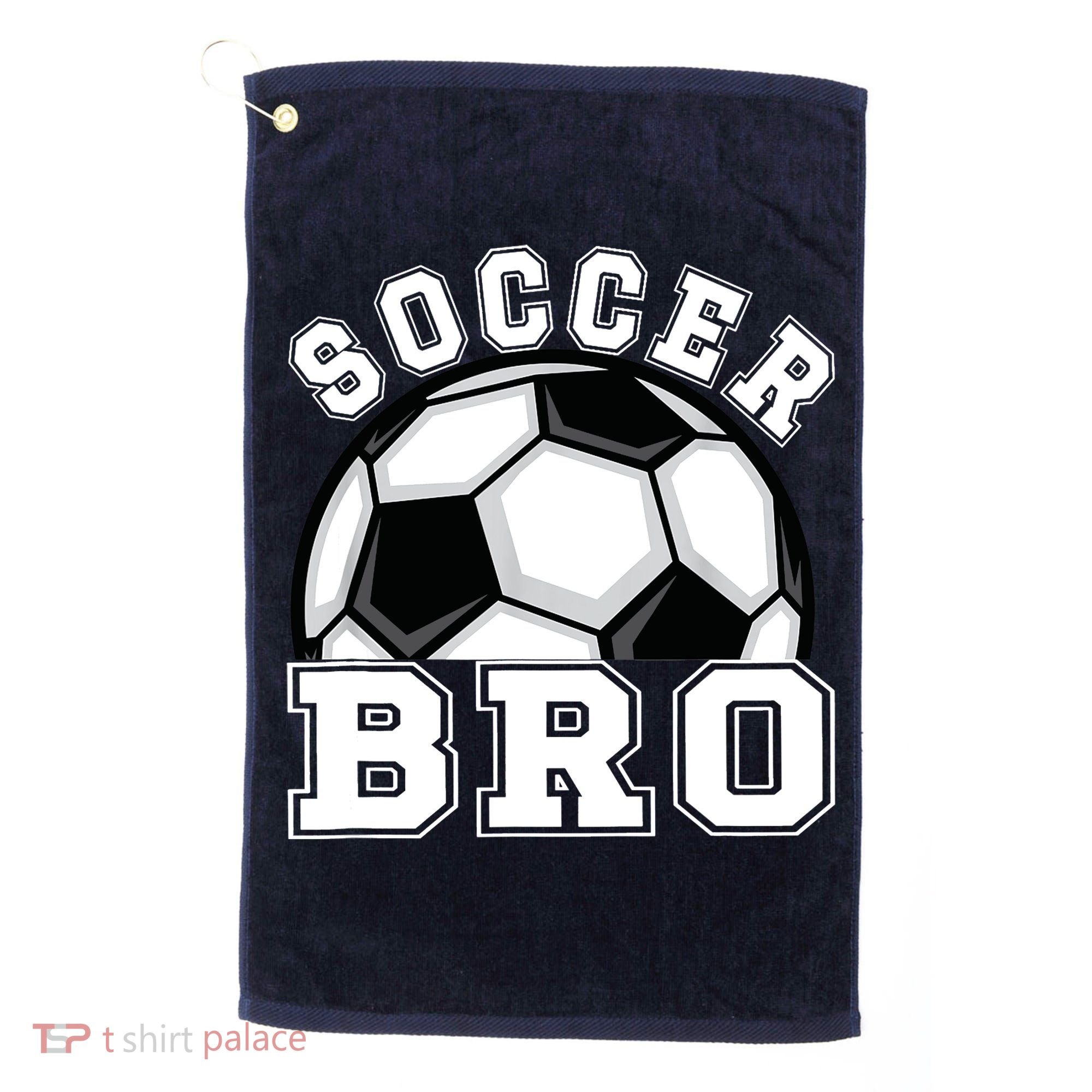Soccer Brother Of A Soccer Player Bro Golf Towel