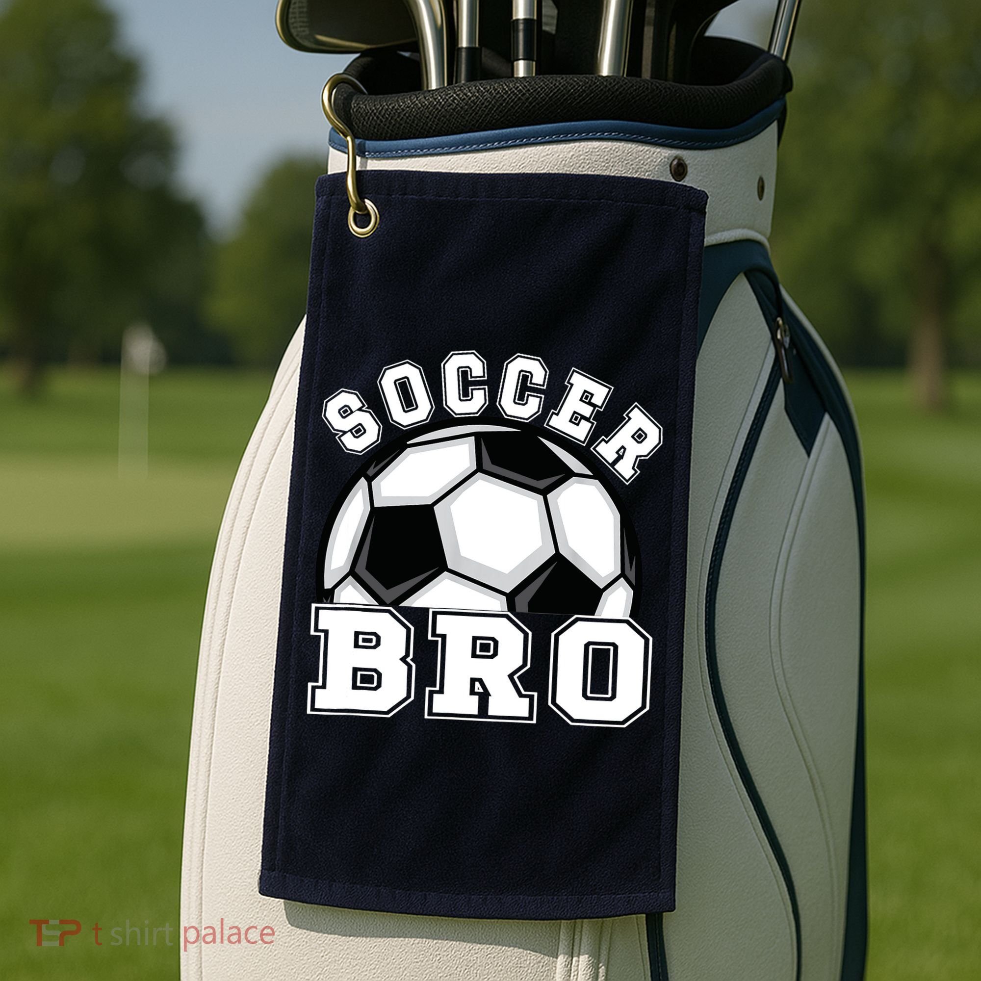 Soccer Brother Of A Soccer Player Bro Golf Towel