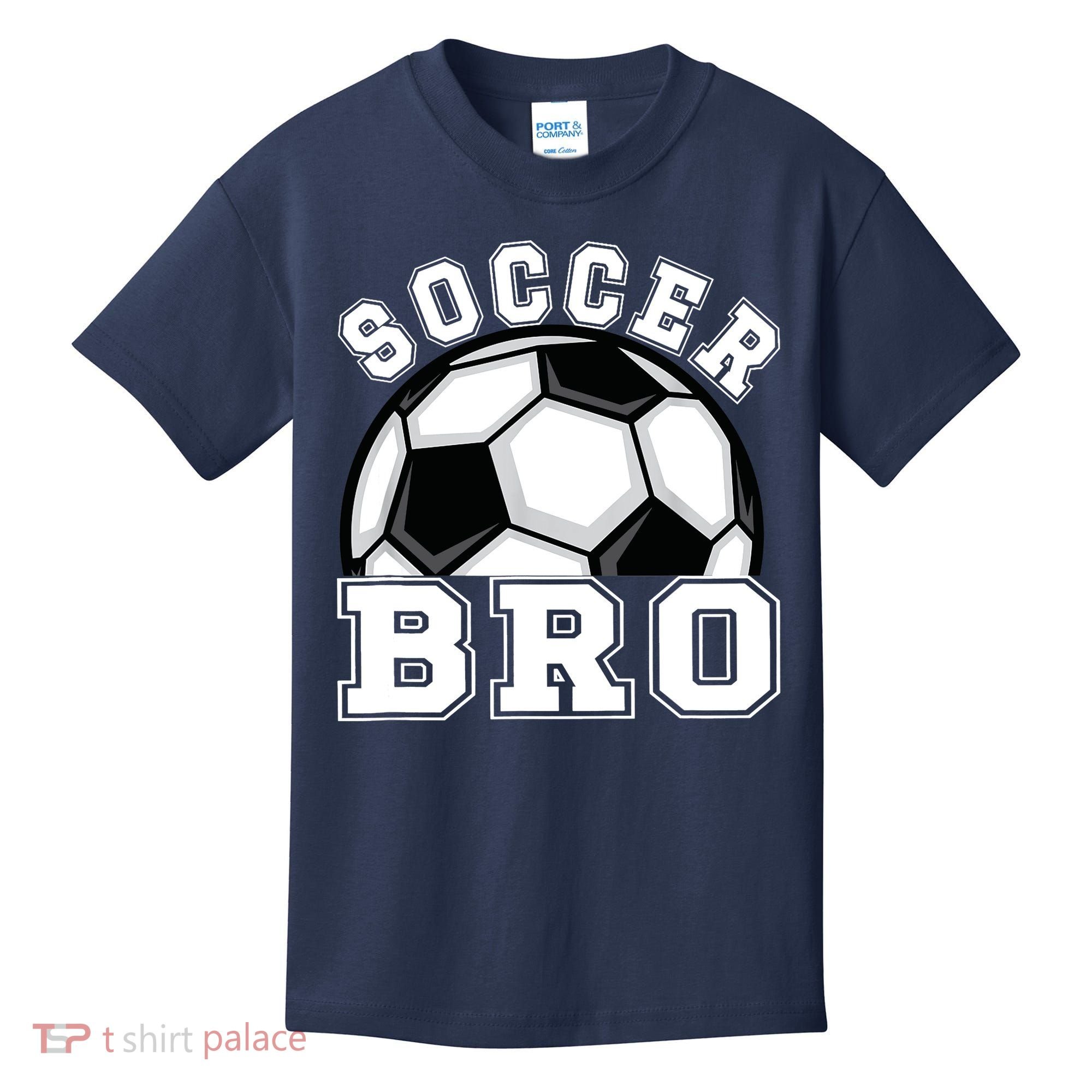 Soccer Brother Of A Soccer Player Bro Kids T-Shirt