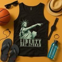 Sophie Basketball Point God Liberty Has Spoken Tank Top thumb 4