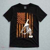 Skeleton Baseball Player Fan Skeleton Halloween Baseball T-Shirt thumb 5