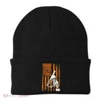 Skeleton Baseball Player Fan Skeleton Halloween Baseball Beanie thumb 0
