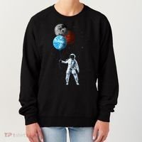 Planet Balloons Astronaut Space Women's Sweatshirt thumb 0