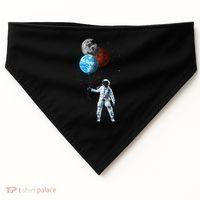 Planet Balloons Astronaut Space USA-Made Doggie Bandana thumb 0
