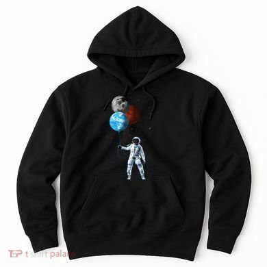 Planet Balloons Astronaut Space Hoodie