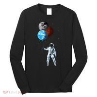 Planet Balloons Astronaut Space Long Sleeve Shirt thumb 0
