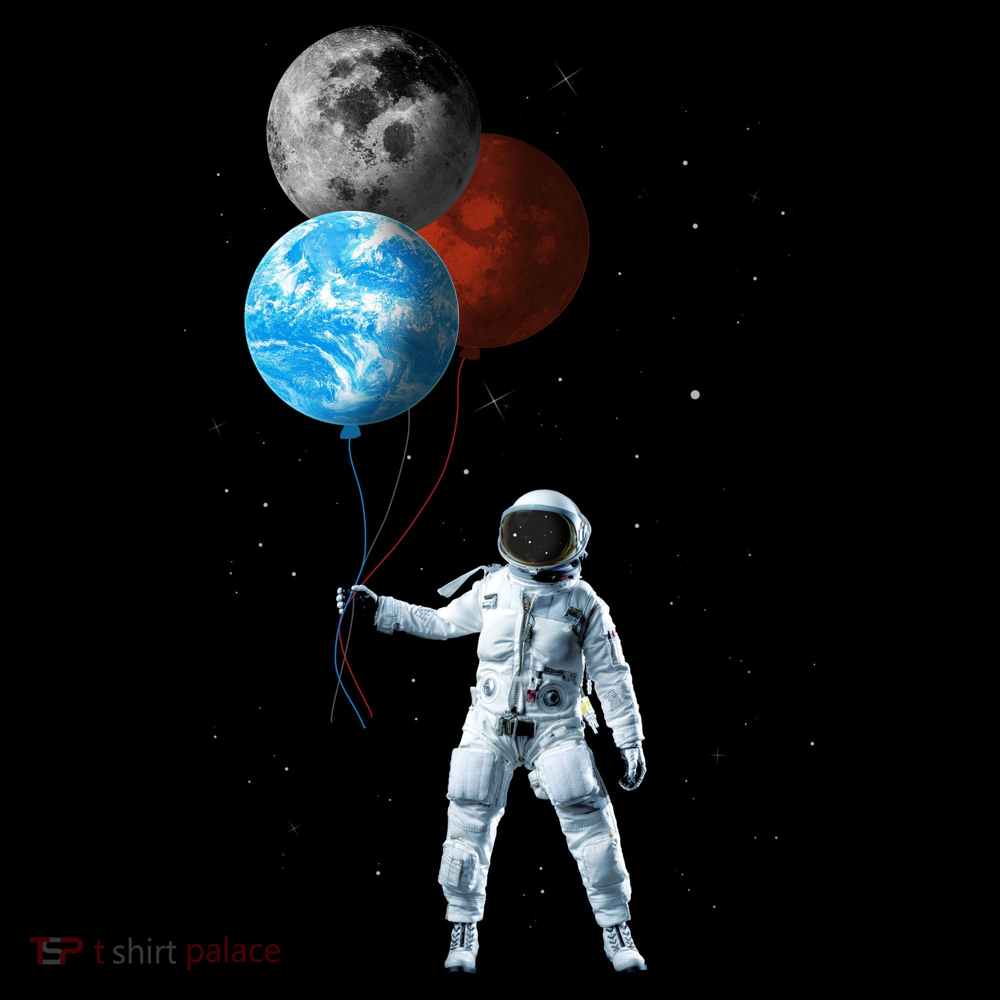 Planet Balloons Astronaut Space Sweatshirt