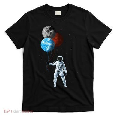 Planet Balloons Astronaut Space T-Shirt