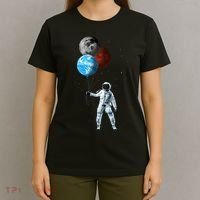 Planet Balloons Astronaut Space T-Shirt thumb 4