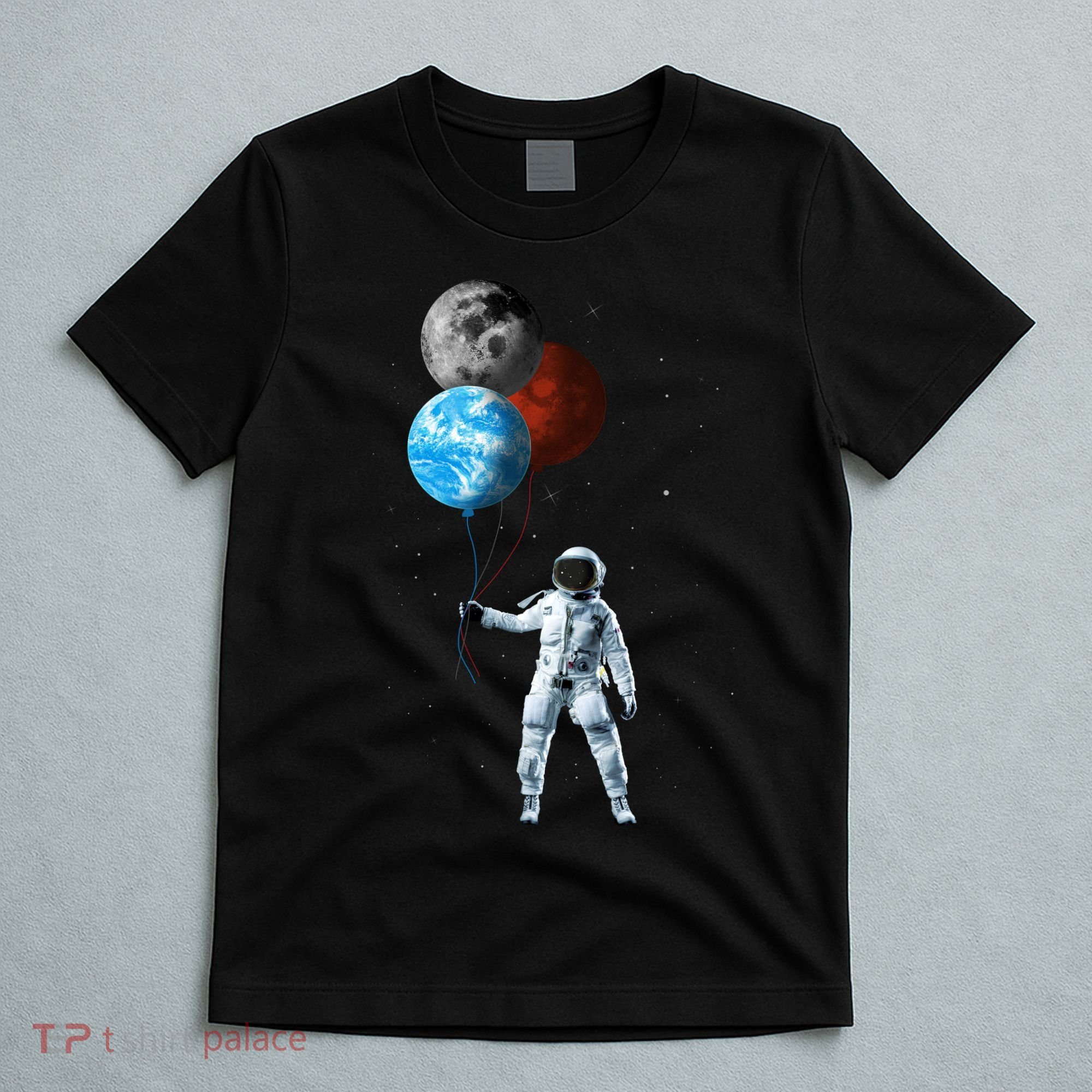 Planet Balloons Astronaut Space T-Shirt