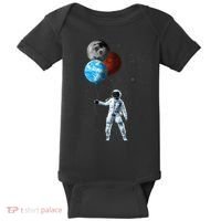 Planet Balloons Astronaut Space Baby Bodysuit thumb 0