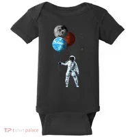 Planet Balloons Astronaut Space Baby Bodysuit thumb 0