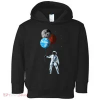Planet Balloons Astronaut Space Toddler Hoodie thumb 0