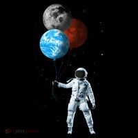 Planet Balloons Astronaut Space Toddler Hoodie thumb 2