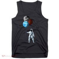 Planet Balloons Astronaut Space Tank Top thumb 0