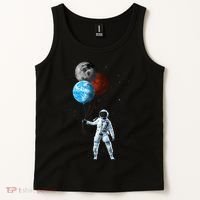 Planet Balloons Astronaut Space Tank Top thumb 2