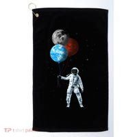 Planet Balloons Astronaut Space Golf Towel thumb 0