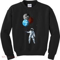 Planet Balloons Astronaut Space Kids Sweatshirt thumb 0