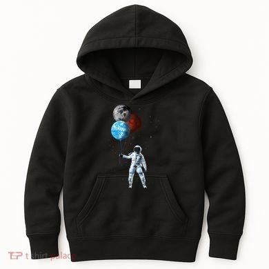 Planet Balloons Astronaut Space Kids Hoodie
