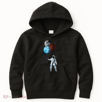 Planet Balloons Astronaut Space Kids Hoodie thumb 0